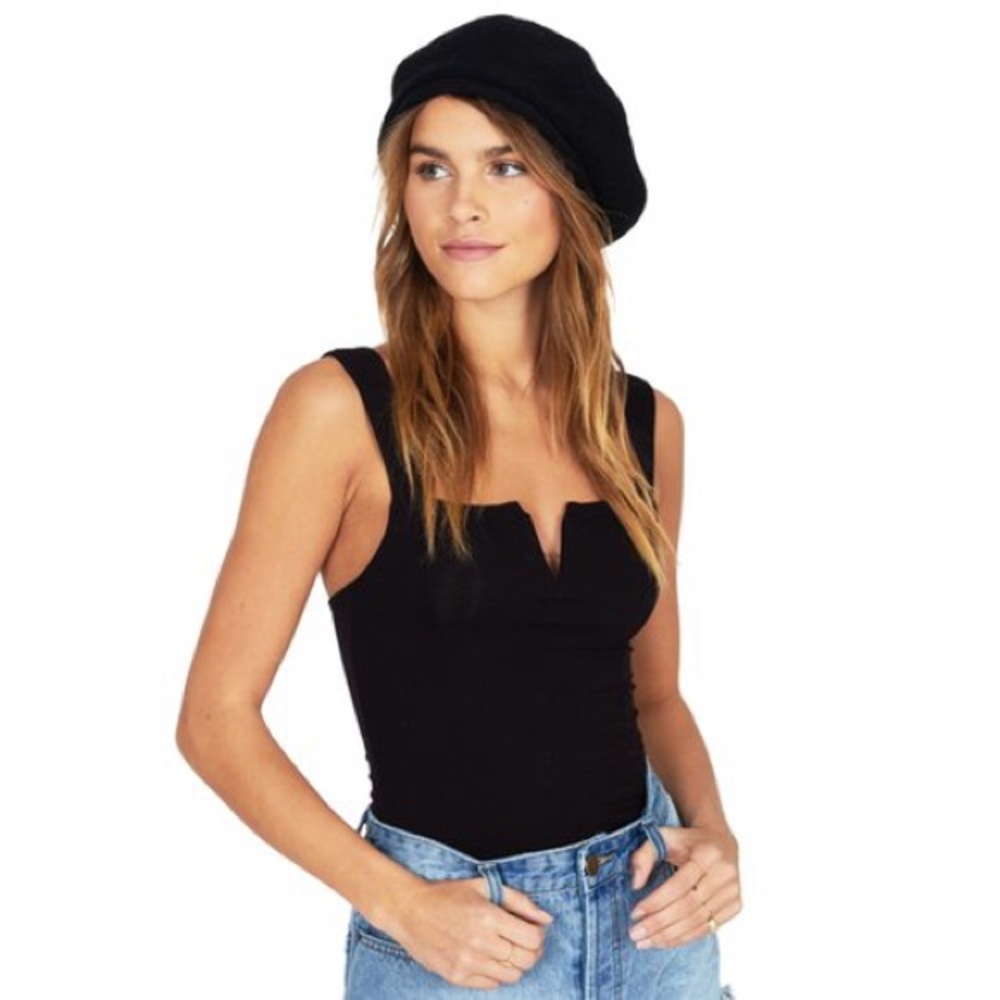Amuse Society Black Beret